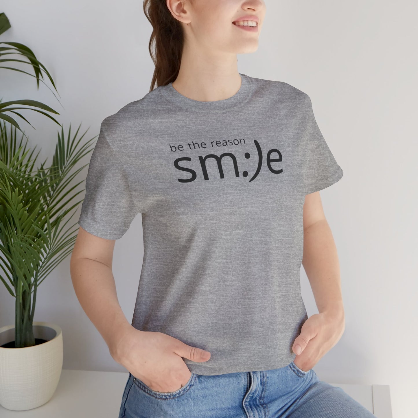 sm:)e Be the Reason Tee | Positive Impact Streetwear | Inspirational Unisex Graphic Shirt