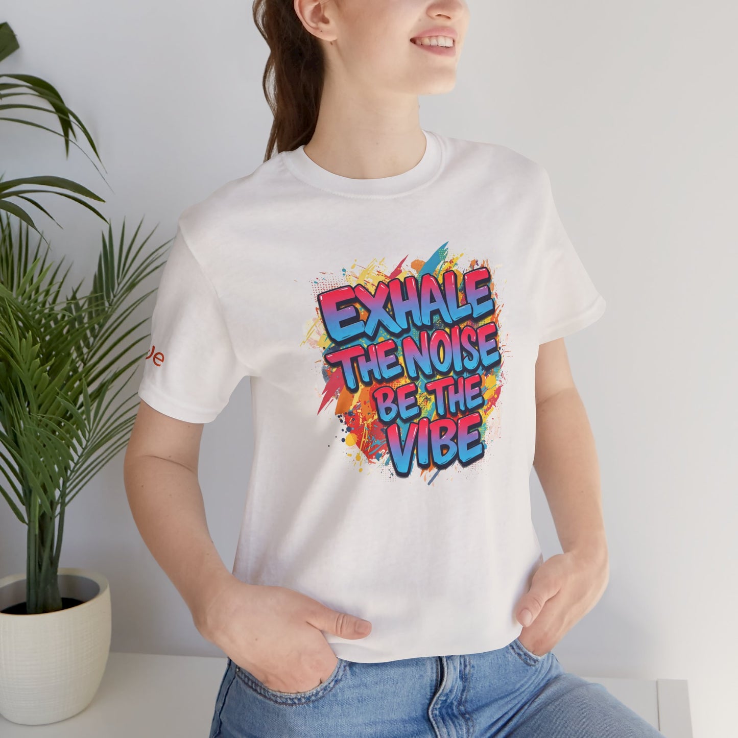 Exhale the Noise - Motivational Streetwear Tee | Confidence Statement