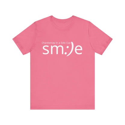 Chardonnay in a Solo Cup T-Shirt | Trendy Statement Tee | sm:)e Confidence Wear