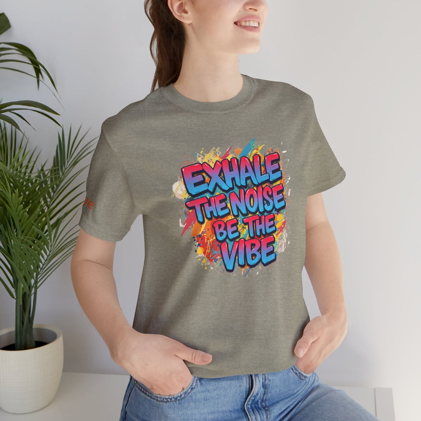 Exhale the Noise - Motivational Streetwear Tee | Confidence Statement