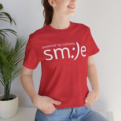 sm:)e Powered by Curiosity Tee | Lifelong Learner Streetwear | Every Age is a Student Shirt