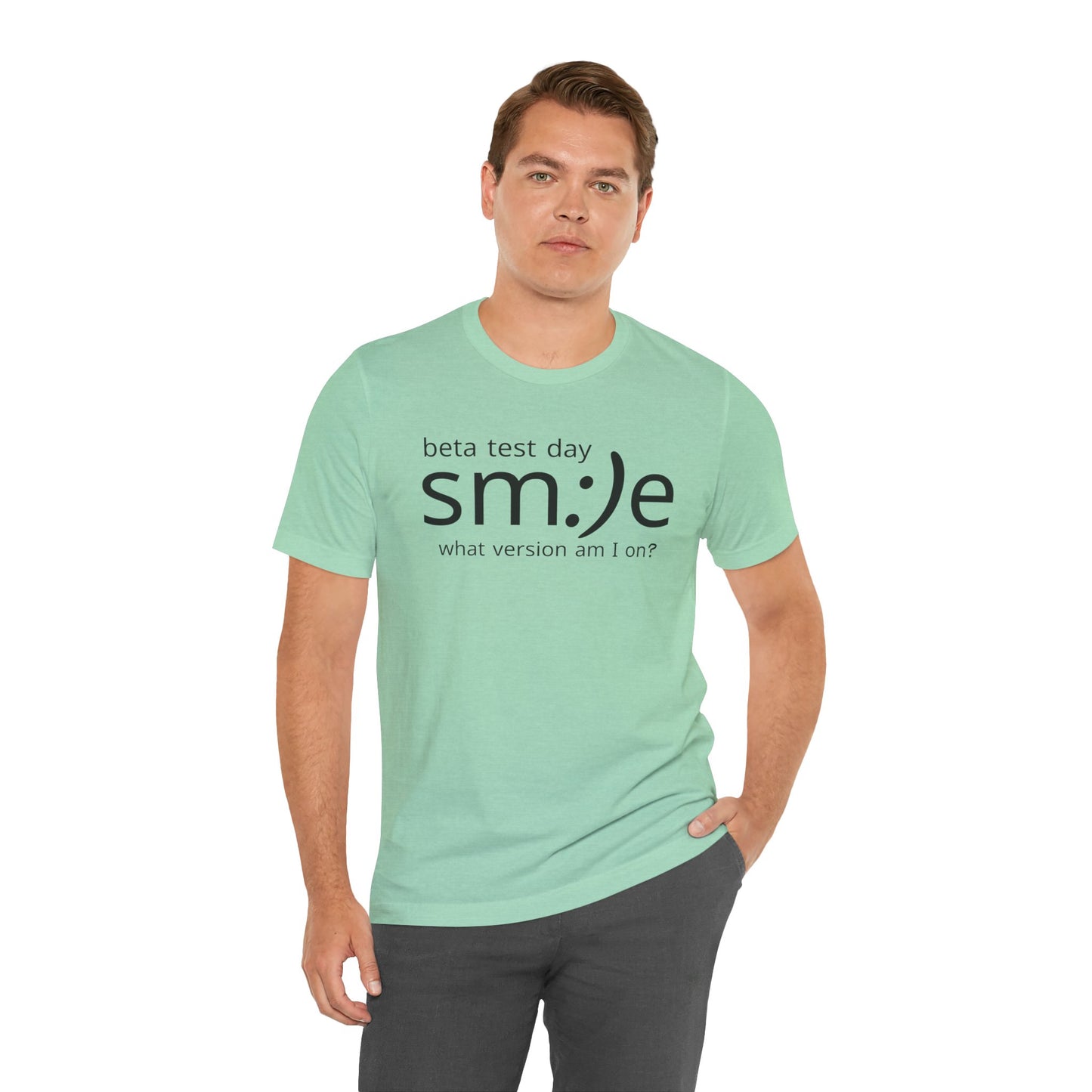 Beta Test Day Shirt - Funny Tech Gamer Tee - Unisex Statement Streetwear - sm:)e