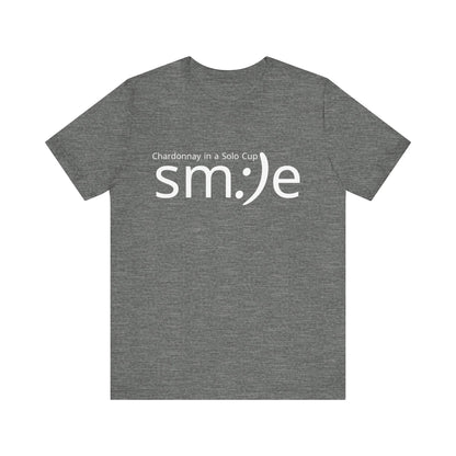 Chardonnay in a Solo Cup T-Shirt | Trendy Statement Tee | sm:)e Confidence Wear