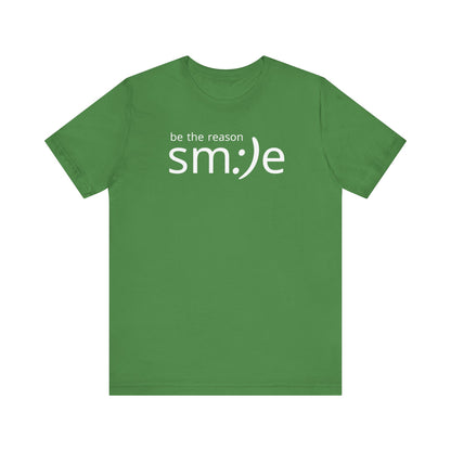 Be the Reason sm:)e T-Shirt | Inspirational Statement Tee | Trendy Unisex Streetwear