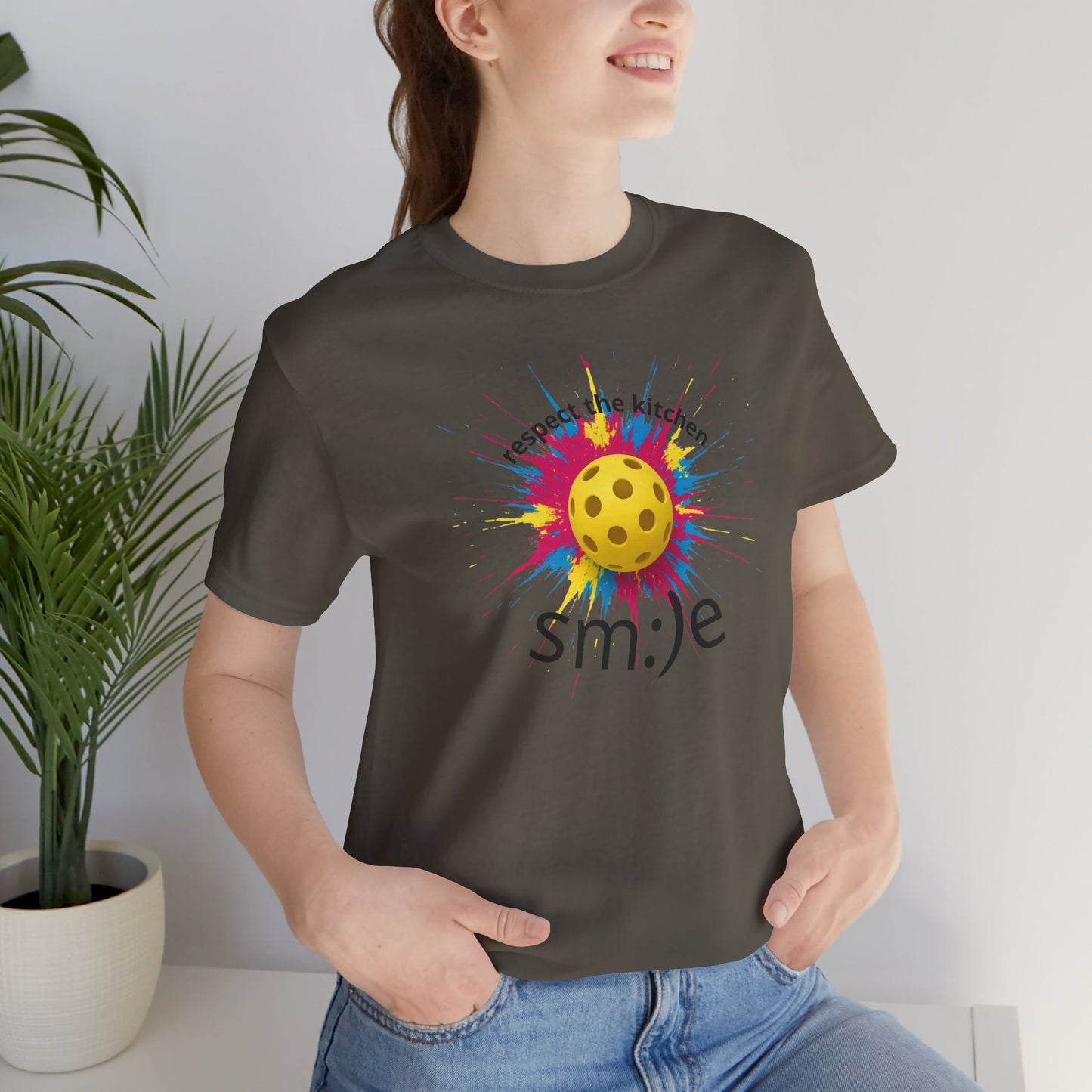 Respect the Kitchen - Pickleball Tee | Court Dominance Statement