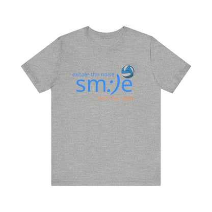 Exhale the Noise sm:)e Start the Ripple Volleyball Tee - Motivational Streetwear, Positive Vibes, Inspirational Gift