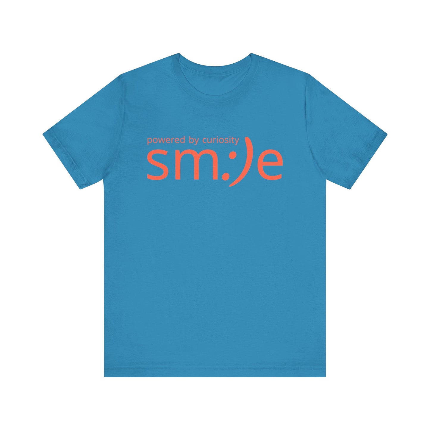 sm:)e Powered by Curiosity Tee | Wonder-Driven Streetwear | Unisex Motivational Graphic Shirt