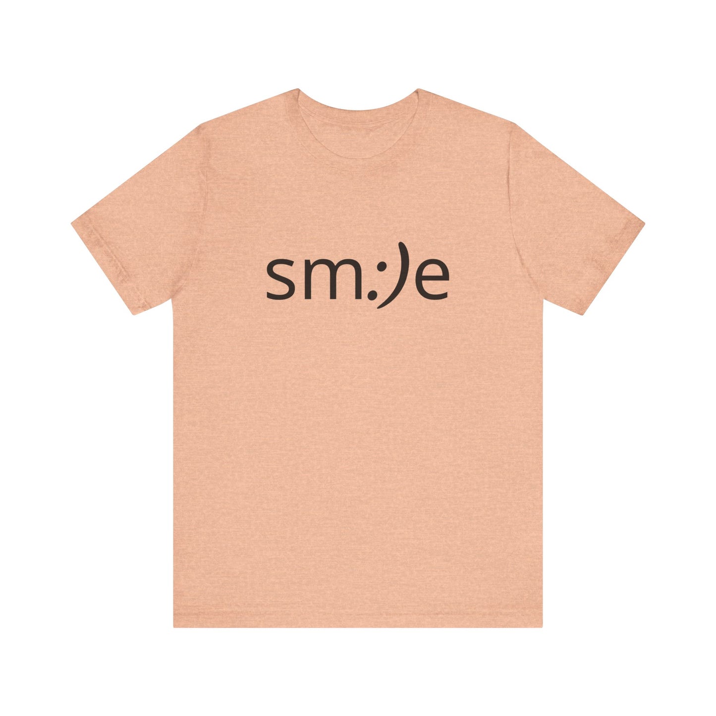 sm:)e Smile Face Logo Tee | Happy Confidence Streetwear | Funny Everyday Unisex Shirt