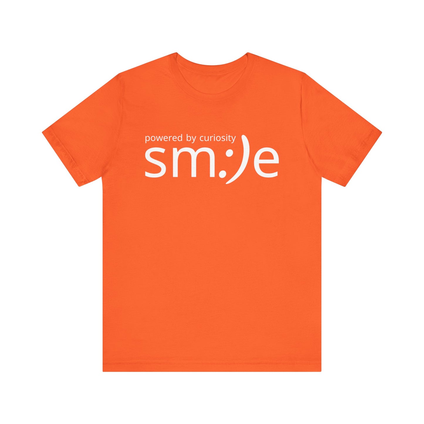 sm:)e Powered by Curiosity Tee | Intellectual Streetwear | Unisex Inspirational Graphic Shirt