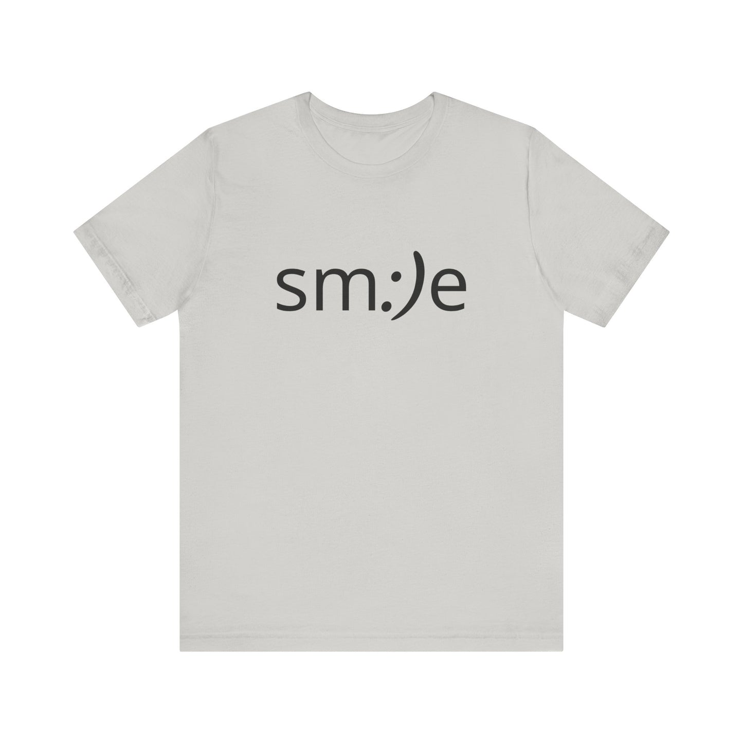 sm:)e Smile Face Logo Tee | Happy Confidence Streetwear | Funny Everyday Unisex Shirt