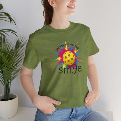 More Pickle Less Talk - Pickleball Tee | Let Your Game Speak