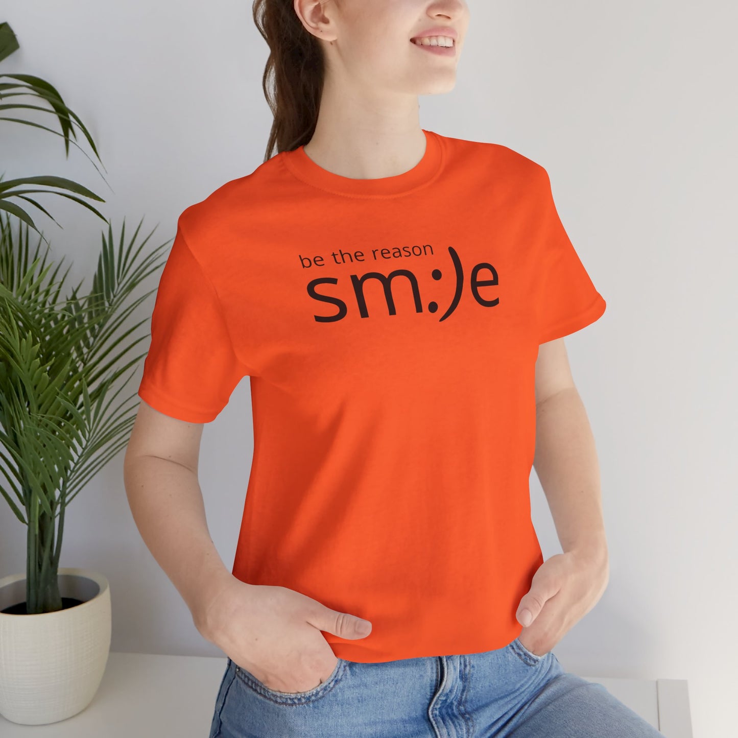 sm:)e Be the Reason Tee | Positive Impact Streetwear | Inspirational Unisex Graphic Shirt