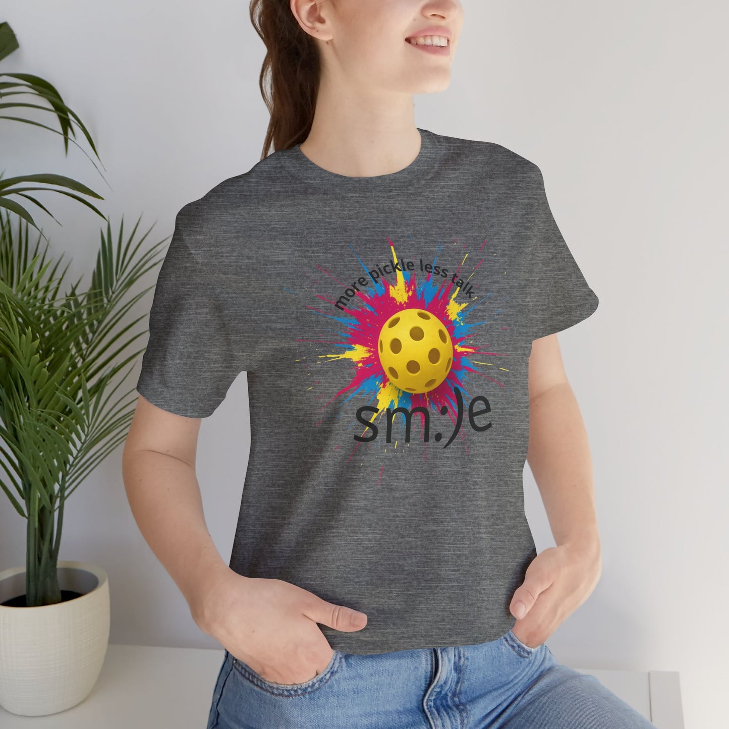 More Pickle Less Talk - Pickleball Tee | Let Your Game Speak