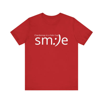 Chardonnay in a Solo Cup T-Shirt | Trendy Statement Tee | sm:)e Confidence Wear