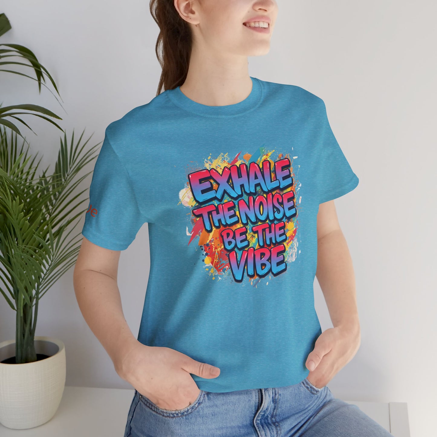 Exhale the Noise - Motivational Streetwear Tee | Confidence Statement