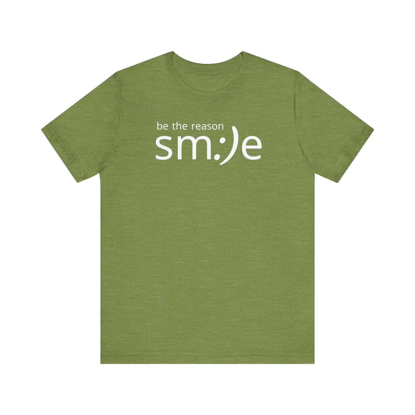 Be the Reason sm:)e T-Shirt | Inspirational Statement Tee | Trendy Unisex Streetwear
