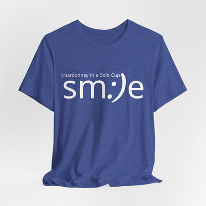 Chardonnay in a Solo Cup T-Shirt | Trendy Statement Tee | sm:)e Confidence Wear