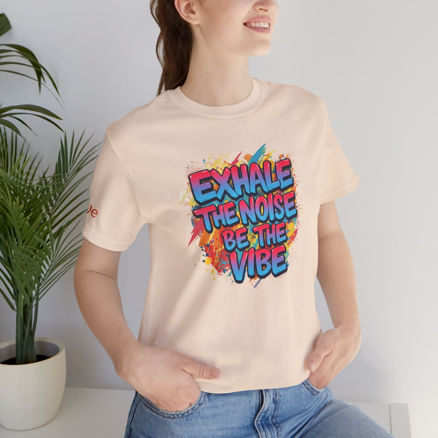 Exhale the Noise - Motivational Streetwear Tee | Confidence Statement