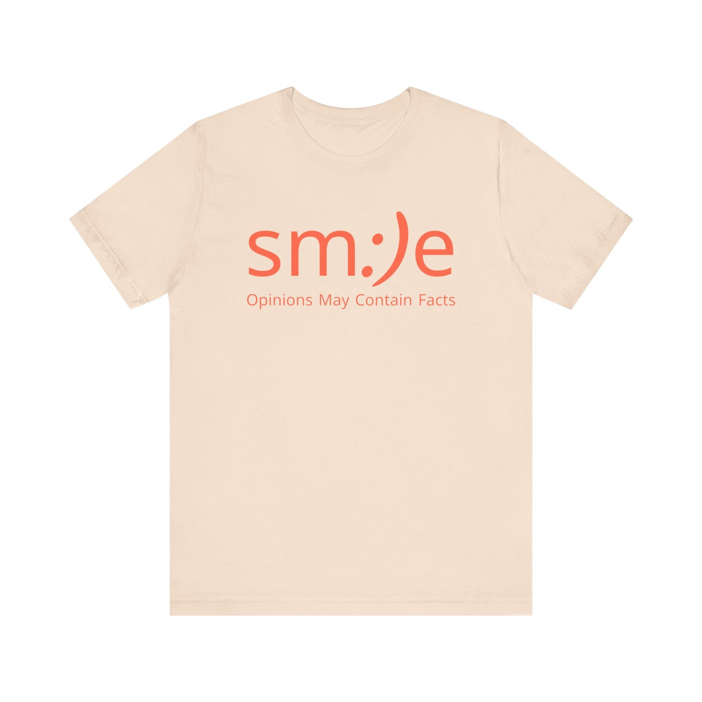 sm:)e Opinions May Contain Facts Tee | Sassy Humor Streetwear | Funny Conversation Starter Shirt
