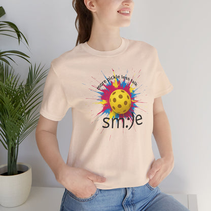 More Pickle Less Talk - Pickleball Tee | Let Your Game Speak