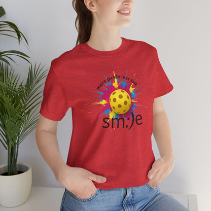 More Pickle Less Talk - Pickleball Tee | Let Your Game Speak