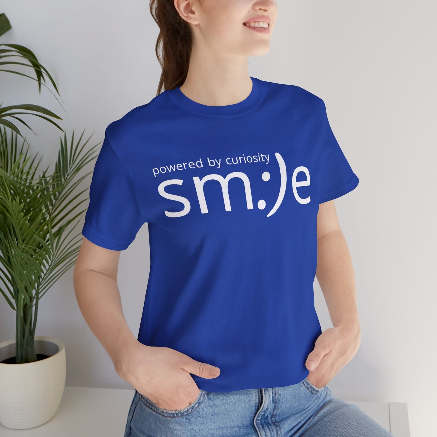 sm:)e Powered by Curiosity Tee | Lifelong Learner Streetwear | Every Age is a Student Shirt