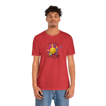 The Ball Never Lies - Pickleball Streetwear Tee | Unisex Statement Shirt | sm:)e