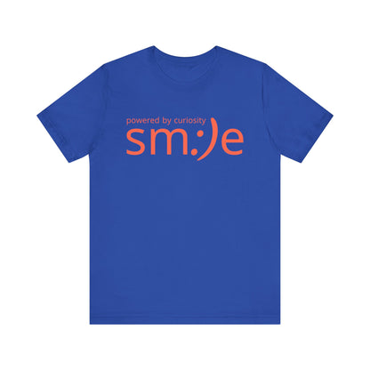 sm:)e Powered by Curiosity Tee | Wonder-Driven Streetwear | Unisex Motivational Graphic Shirt