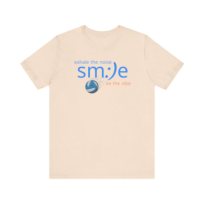 sm:)e Exhale the Noise Be the Vibe Volleyball Tee | Confident Athletic Streetwear | Positive Quote Shirt