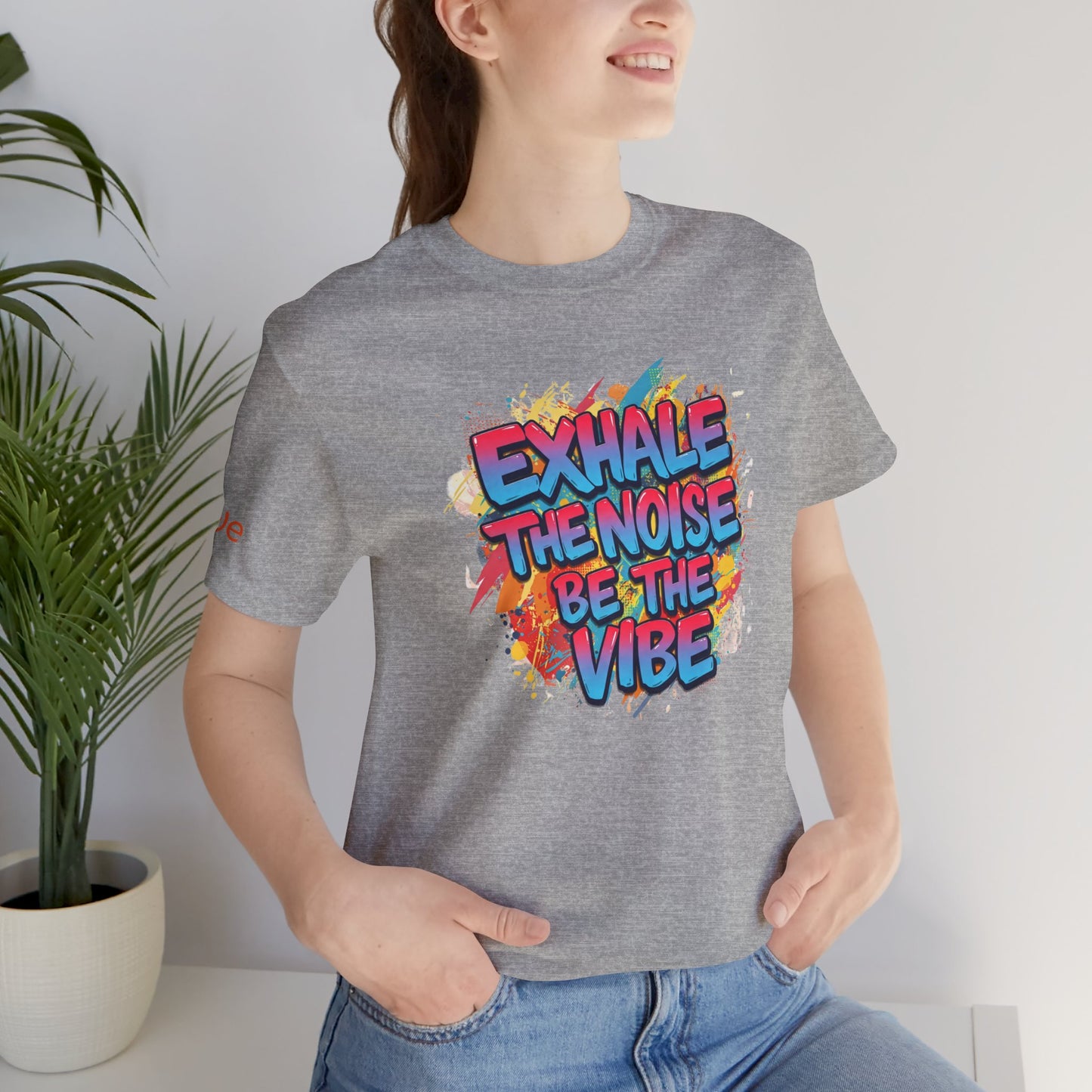 Exhale the Noise - Motivational Streetwear Tee | Confidence Statement