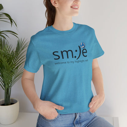 sm:)e Welcome to My Highlight Reel Volleyball T-Shirt | Funny Motivational Unisex Tee