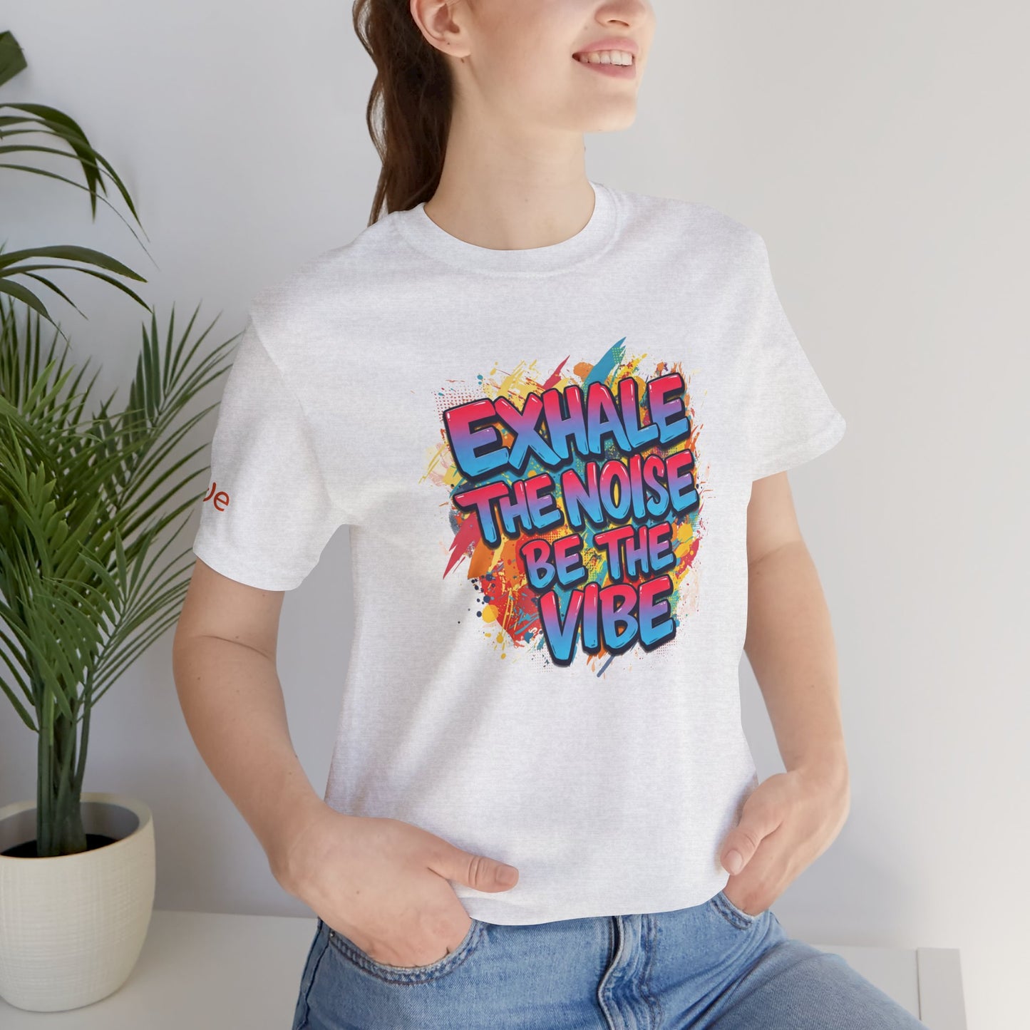 Exhale the Noise - Motivational Streetwear Tee | Confidence Statement