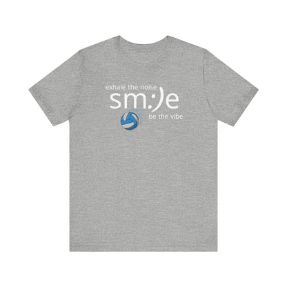 sm:)e Exhale the Noise Volleyball Tee | Athletic Mindful Streetwear | Positive Vibe Court Confidence
