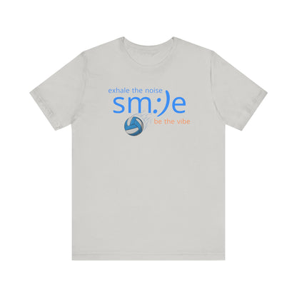 Exhale the Noise sm:)e Be the Vibe Volleyball Tee
