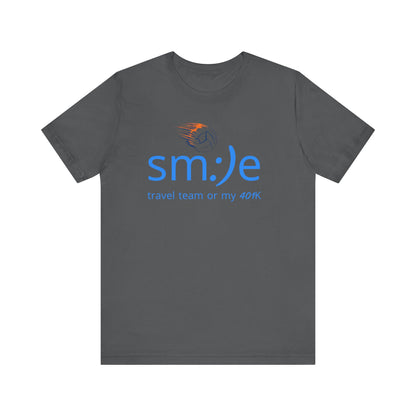 Smile Travel Team - My 401k is Volleyball | Parent Life Streetwear | Volleyball Mom Dad Tee